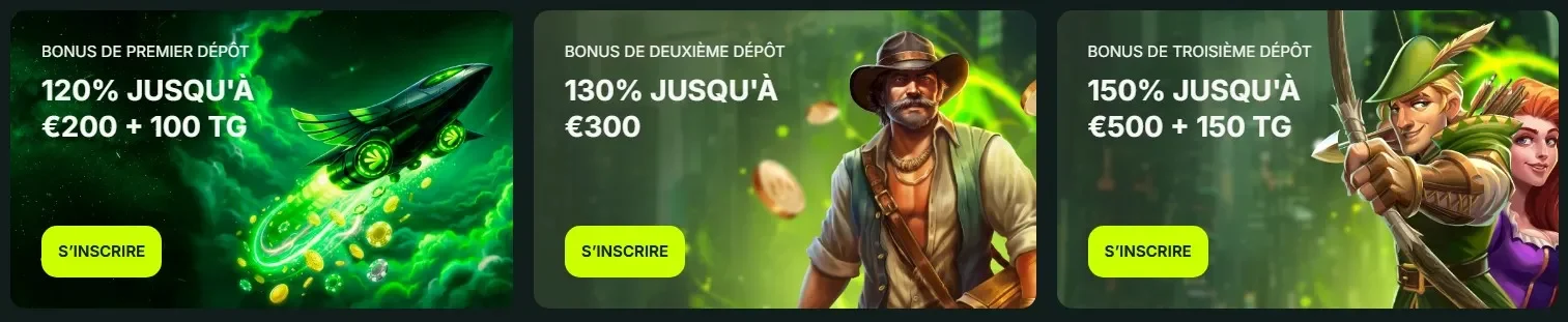 Le BetNjet bonus de bienvenue